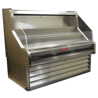 Howard-McCray SC-OS30E-5-S 63-Inch Stainless Steel Open Refrigerated Merchandiser