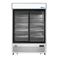 Atosa MCF8709GR 44.9 Cu. Ft. Sliding Glass Door Display Cooler