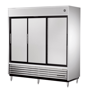 True TSD-69-HC 78.13-Inch Reach-In Refrigerator with Solid Sliding Doors