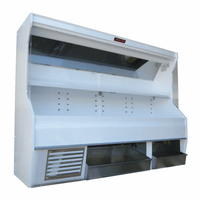 Howard-McCray SC-P32E-8S-BINS-LED 98" Self-Contained Produce Display Case with Dry Storage Bins