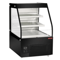 New Air NOM-36-CDS 35.5" Black Brushed Stainless Grab-and-Go Refrigerated Display