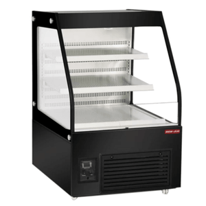 New Air NOM-36-CDS 35.5" Black Brushed Stainless Grab-and-Go Refrigerated Display