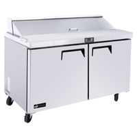 EFI CSDR2-60VC Versa-Chill 60-Inch 2-Door Refrigerated Sandwich and Salad Prep Table