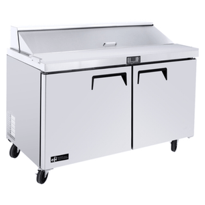 EFI CSDR2-60VC Versa-Chill 60-Inch 2-Door Refrigerated Sandwich and Salad Prep Table