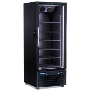 Minus Forty 22-USGF-F2-BK-BI 30-Inch Black Glass Door Freezer Merchandiser