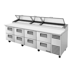 True TPP-AT-119D-8-HC 119-Inch 8-Drawer Refrigerated Pizza Prep Station