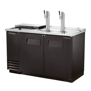 True Refrigeration TDD-2CT-HC 58.88" Club Top Draft Beer Cooler with Dual Columns