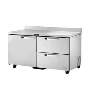 True SPEC SERIES TWT-60D-2-HC~SPEC3 60-Inch Commercial Worktop Refrigerator with Door and Drawers