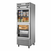 True T-23DT-G-HC~FGD01 27-Inch Glass Door Dual Temperature Reach-In Combo Refrigerator and Freezer