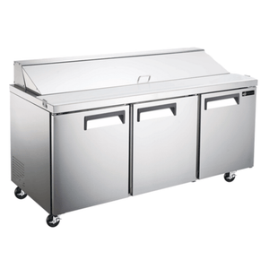 EFI CSDR3-72VCX 72-Inch X-Line Refrigerated Sandwich Prep Cooler