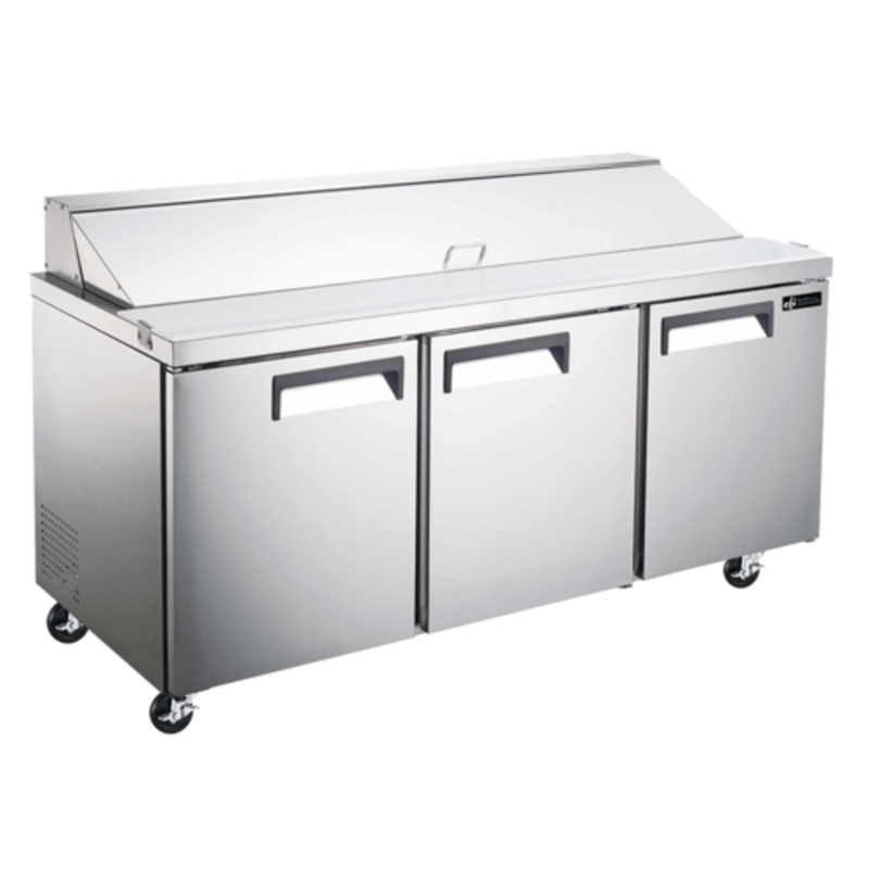 EFI CSDR3-72VCX 72-Inch X-Line Refrigerated Sandwich Prep Cooler