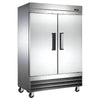 2FF Double Solid Door Freezer - 54" Width Calgary Commercial Refrigeration
