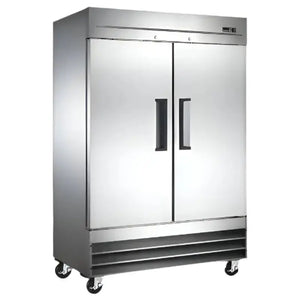 2FF Double Solid Door Freezer - 54" Width Calgary Commercial Refrigeration
