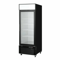 EFI F1-27GDVC Versa-Chill 27-Inch Black Glass Door Display Freezer