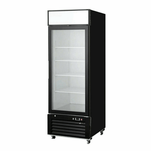 EFI F1-27GDVC Versa-Chill 27-Inch Black Glass Door Display Freezer