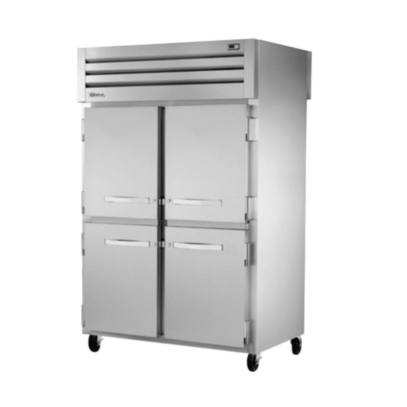 True STR2RPT-4HS-2S-HC SPEC SERIES 52.63-Inch Pass-Thru Solid Door Refrigerator