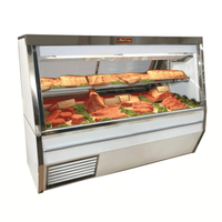 Howard-McCray SC-CMS34N-6-LED 72" Double Duty Red Meat Service Display Case