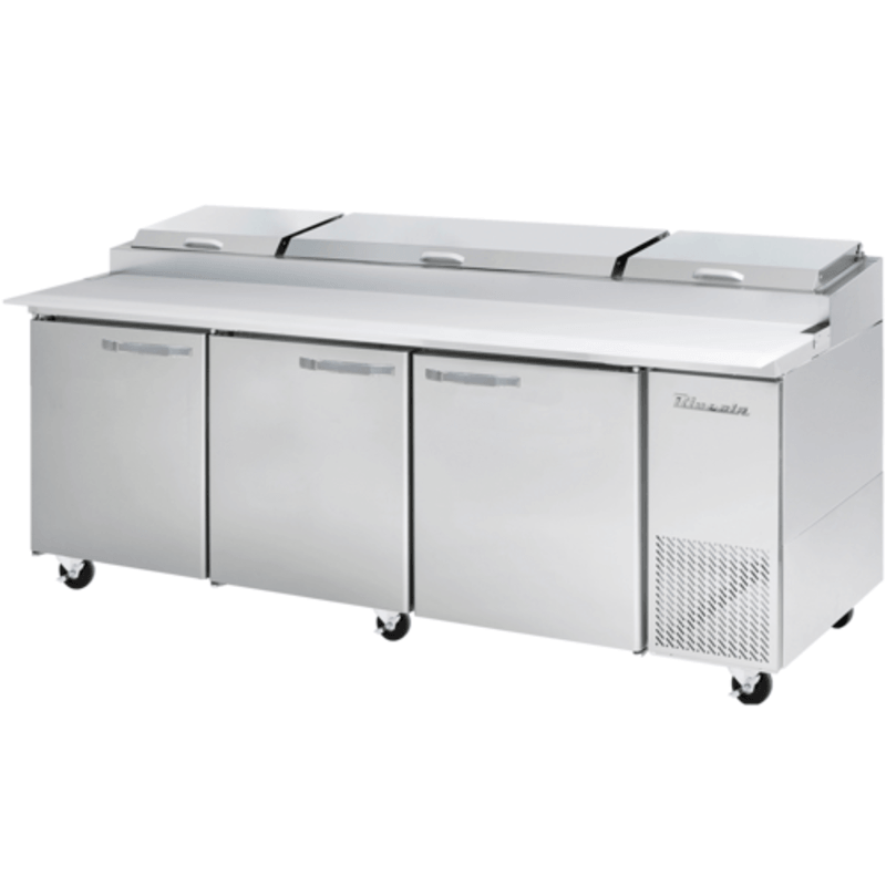 Blue Air BAPP93-HC 93" Three-Door Refrigerated Pizza Prep Station
