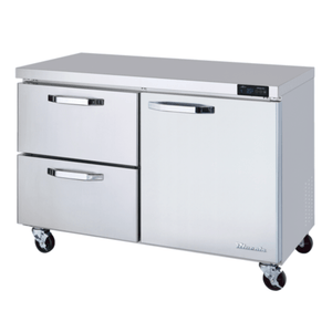 Blue Air BLUR48-D2L-HC 48-Inch 1-Door 2-Drawer Undercounter Refrigerator