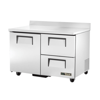 True TWT-48D-2-HC 48.38" Worktop Refrigerator with Rear Splash