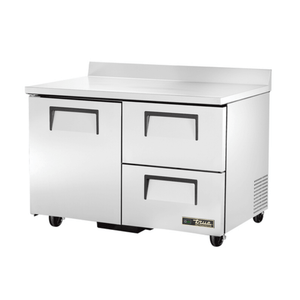 True TWT-48D-2-HC 48.38" Worktop Refrigerator with Rear Splash