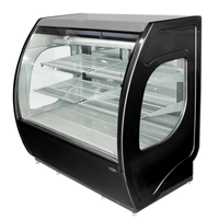 Fogel USA ELITE-4-DC-HC-B 48-Inch Black Refrigerated Deli Showcase