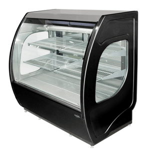 Fogel USA ELITE-4-DC-HC-B 48-Inch Black Refrigerated Deli Showcase