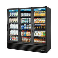 True FLM-81~TSL01 80.75" 3-Door Glass Refrigerated Display Merchandiser