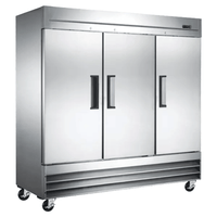 Ancaster Food Equipment AFE SF72 81-Inch 3-Door Solid Reach-In Freezer