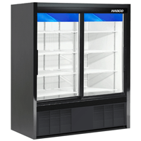Habco ESM14SL60HC 47-Inch Double Sliding Glass Door Merchandiser Refrigerator