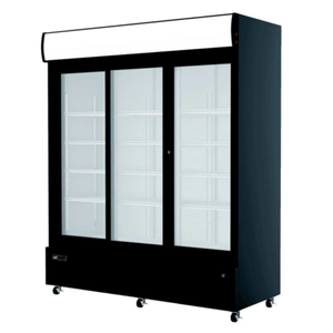 EFI C3S-68GD 68" 3-Door Sliding Glass Merchandiser Cooler