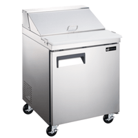 EFI CSDR1-27VCX-L 27.5" Compact Refrigerated Sandwich/Salad Prep Station