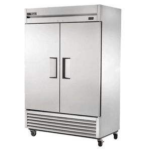 True T-49 Refurbished Double Solid Door Reach-In Refrigerator - 54.1"