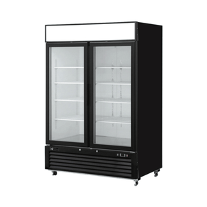 EFI F2-54GDVC 54.4-Inch Two-Door Glass Merchandising Freezer with LED Lighting