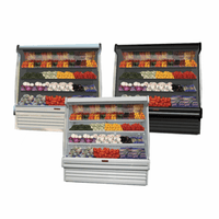 Howard-McCray SC-OP35E-6S-S-LED 75-Inch Stainless Steel Open Produce Merchandiser