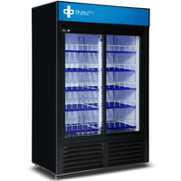QBD CD45-HC Black 52-Inch Sliding Glass Door Display Cooler