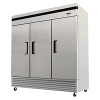 EFI Versa-Chill C3-82VC 3-Door Reach-In Commercial Refrigerator, 81.9-Inch