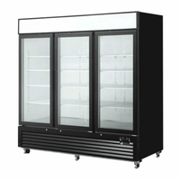 EFI C3-82GDVC 82-Inch Versa-Chill 3-Door Glass Merchandiser Refrigerator
