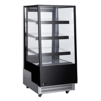 EFI Sales CGSM-2657 25.6-Inch Slant Glass Bakery Display Refrigerator