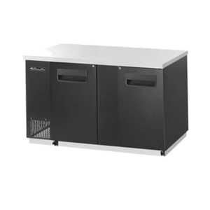 Blue Air BBB69-3S-HC 69-1/8" Stainless Steel Solid Door Back Bar Refrigerator