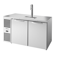 True Refrigeration TDR60-RISZ1-L-S-SS-1 60-Inch Direct Draw Commercial Draft Beer Cooler