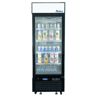 Atosa MCF8725GR 24.2-Inch Single-Door Display Refrigerator with Lighted Header