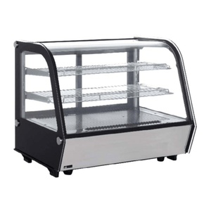 EFI CGCM-CT-3427 34.6" Refrigerated Countertop Merchandiser with Curved Glass