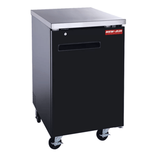 New Air NBB-23-SB 23.5-Inch Solid Door Undercounter Back Bar Cooler