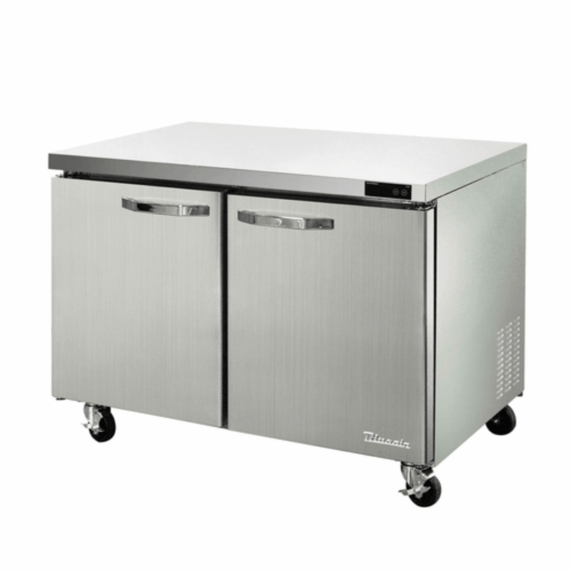 Blue Air BLUF60-HC 60.5-Inch Two-Door Undercounter Commercial Freezer - 16.7 Cu. Ft.