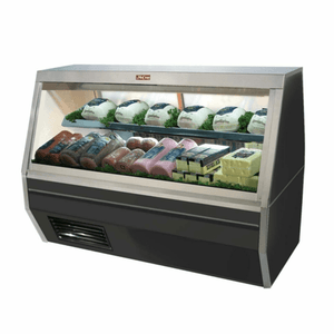 Howard-McCray SC-CDS35-6-BE-LED 71-Inch Refrigerated Deli Showcase with Bottom Storage