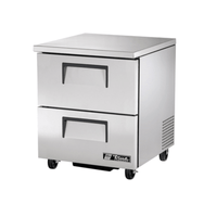 True TUC-27F-D-2-HC 27-Inch 2-Drawer Undercounter Commercial Freezer