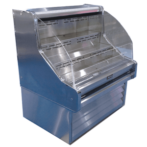 Howard-McCray SC-OS30E-3C-S 39" Endless Design Open Refrigerated Display with Curved Plexiglass
