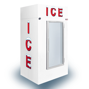 Leer L040UAGP 40 Cu. Ft. Indoor Glass Door Ice Merchandiser