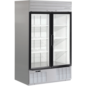 Habco SE46HCSAG 47.5-Inch 2-Door Glass Display Refrigerator